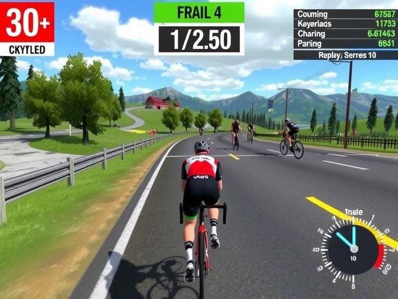 Cycling Champs gameplay screenshot